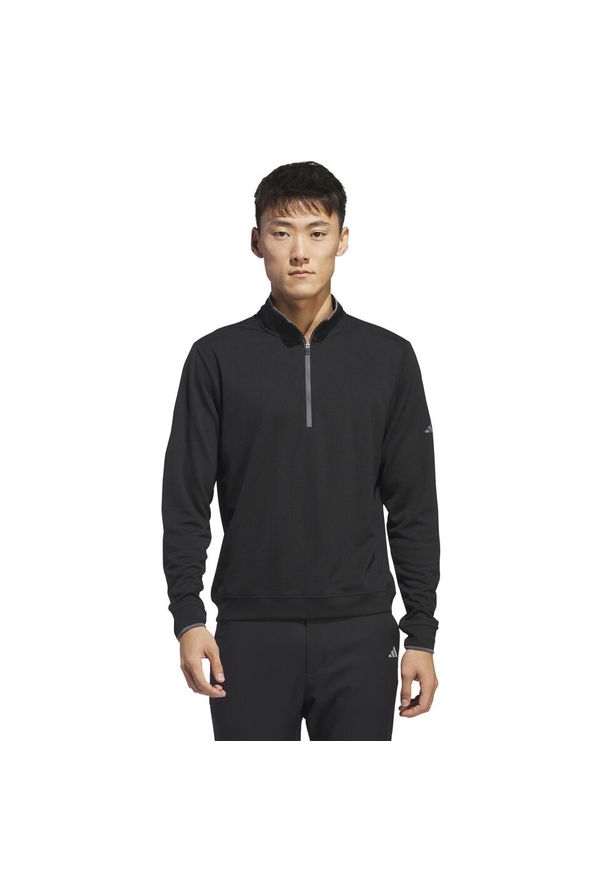 Adidas - Bluza adidas UPF Lightweight. Typ kołnierza: golf. Kolor: wielokolorowy, szary, czarny. Sport: golf