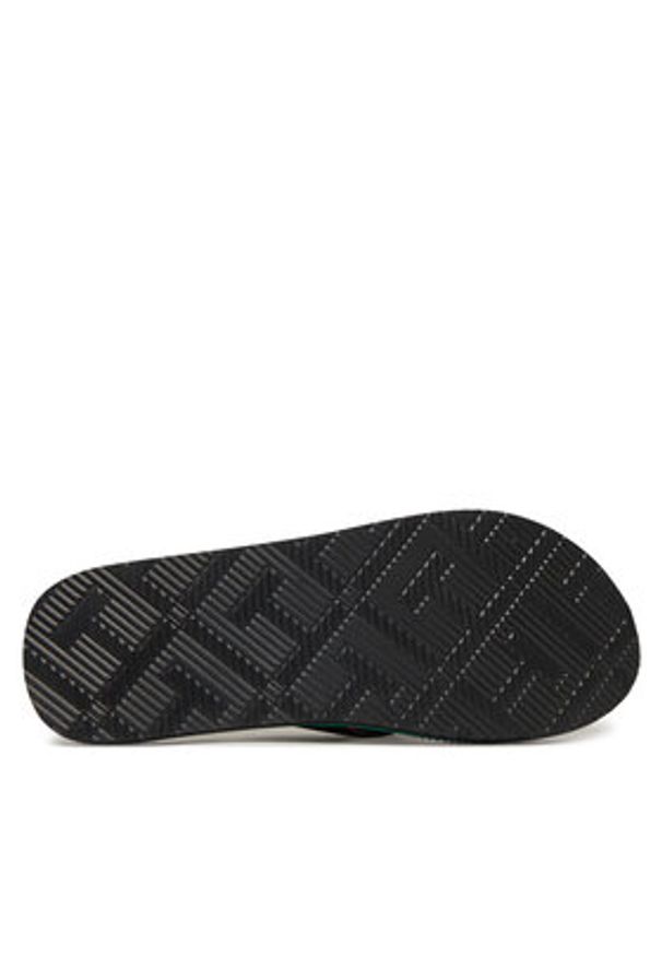 TOMMY HILFIGER - Tommy Hilfiger Japonki Massage Beach Sandal FM0FM05443 Czarny. Kolor: czarny. Materiał: materiał