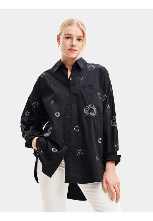 Koszula Desigual. Kolor: czarny