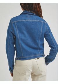 Lee Kurtka jeansowa Rider L54MGWB01 112330459 Niebieski Regular Fit. Kolor: niebieski. Materiał: bawełna #2