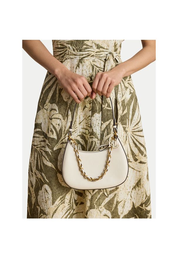 Lauren Ralph Lauren - Torebka LAUREN RALPH LAUREN. Kolor: kremowy