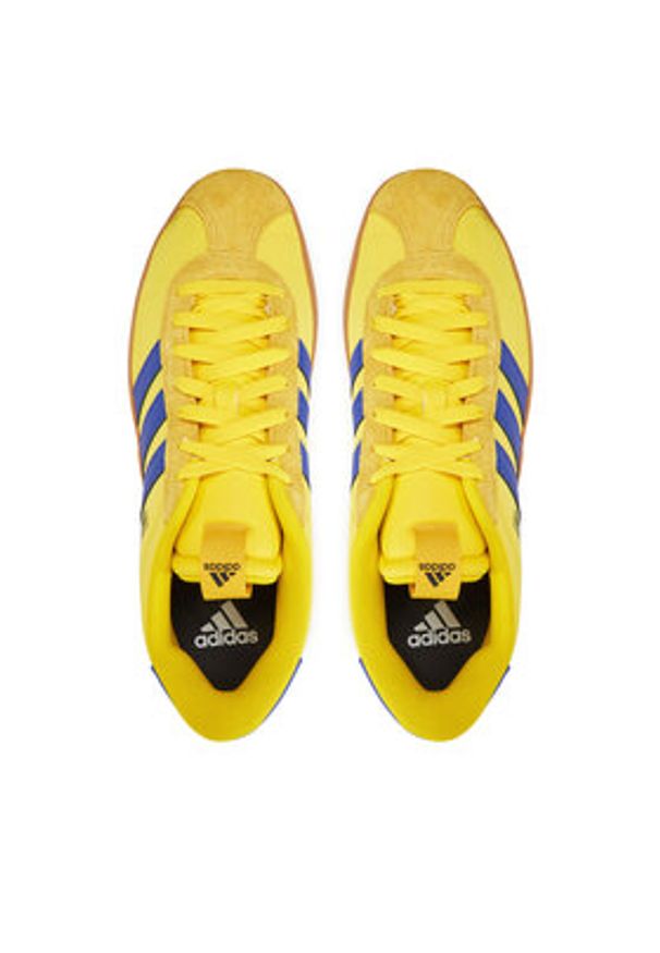 Adidas - adidas Sneakersy VL Court 3.0 JP5292 Żółty. Kolor: żółty. Materiał: skóra, materiał