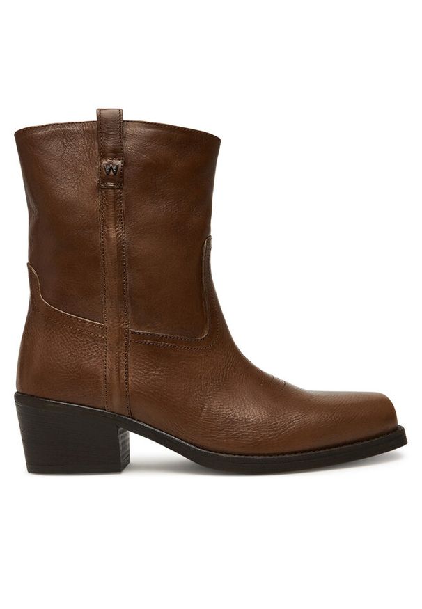 Botki Weekend Max Mara. Kolor: brązowy