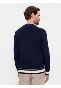 United Colors of Benetton - United Colors Of Benetton Sweter 1594K106P Granatowy Regular Fit. Kolor: niebieski. Materiał: bawełna