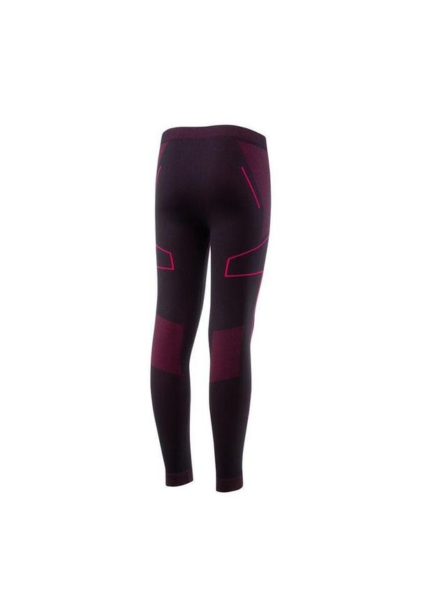 Brubeck - Leginsy Dziecięce Thermo Junior Le13540-Black-Fuchsia 134_128_134. Kolor: czarny, różowy, wielokolorowy. Sezon: lato. Sport: turystyka piesza