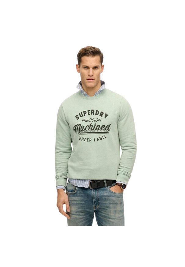 Bluza Superdry Vintage Wash. Kolor: zielony