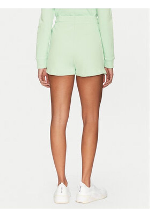 Guess Jeans Szorty sportowe W5GD0O K68I4 Zielony Relaxed Fit. Kolor: zielony. Materiał: bawełna