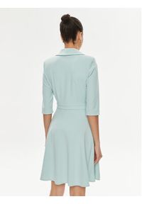 Rinascimento Sukienka koktajlowa CFC0118280003 Niebieski A-Line Fit. Kolor: niebieski. Materiał: syntetyk. Styl: wizytowy #5