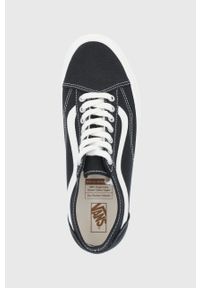 Vans Tenisówki kolor czarny. Nosek buta: okrągły. Zapięcie: sznurówki. Kolor: czarny. Materiał: bawełna