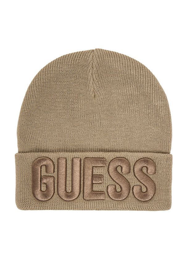 Czapka Guess. Kolor: beżowy