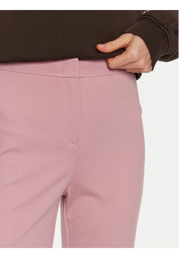 Pinko - PINKO Spodnie materiałowe Hulka 100054 A0HM Różowy Regular Fit. Kolor: różowy. Materiał: syntetyk