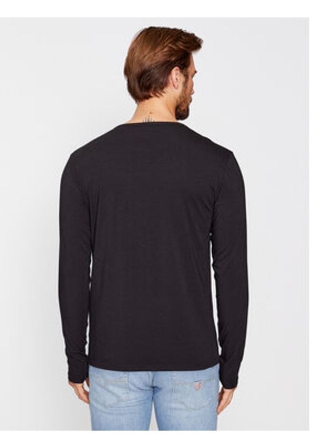TOMMY HILFIGER - Tommy Hilfiger Komplet 3 longsleeve UM0UM03022 Czarny Slim Fit. Kolor: czarny. Materiał: bawełna. Długość rękawa: długi rękaw