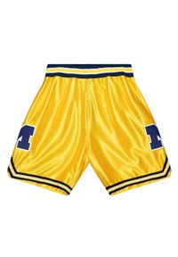 Mitchell & Ness - Szorty Michigan Wolverines NCAA Maize 1991. Kolor: żółty. Sport: piłka nożna #1