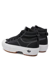 Adidas - adidas Buty Nizza Trek W GZ8857 Czarny. Kolor: czarny. Materiał: materiał