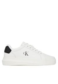 Sneakersy Calvin Klein Jeans. Kolor: biały