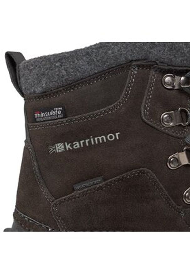 Karrimor Trekkingi Snowfur K1009 Czarny. Kolor: czarny. Materiał: nubuk, skóra. Sport: turystyka piesza