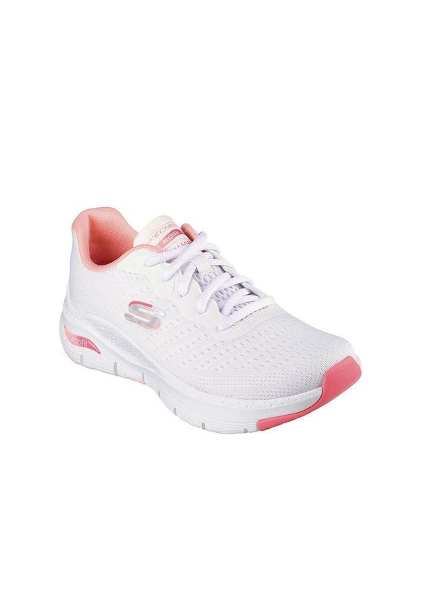 skechers - Buty damskie SKECHERS Arch Fit Infinity Cool. Kolor: biały, różowy, wielokolorowy