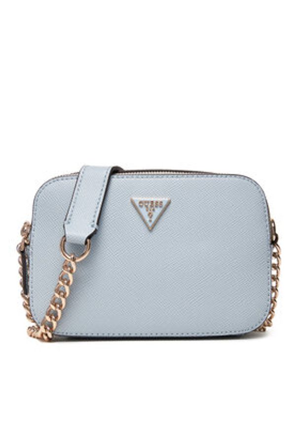 Guess Torebka Noelle II HWZG96 72140 Błękitny. Kolor: niebieski. Materiał: skórzane