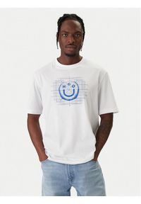 Hugo - HUGO T-Shirt Namerix 50554350 Biały Regular Fit. Kolor: biały. Materiał: bawełna #1
