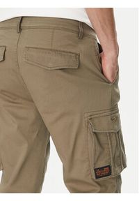 Aeronautica Militare Spodnie materiałowe 251PA1658CT3511 Khaki Regular Fit. Kolor: brązowy. Materiał: bawełna #5