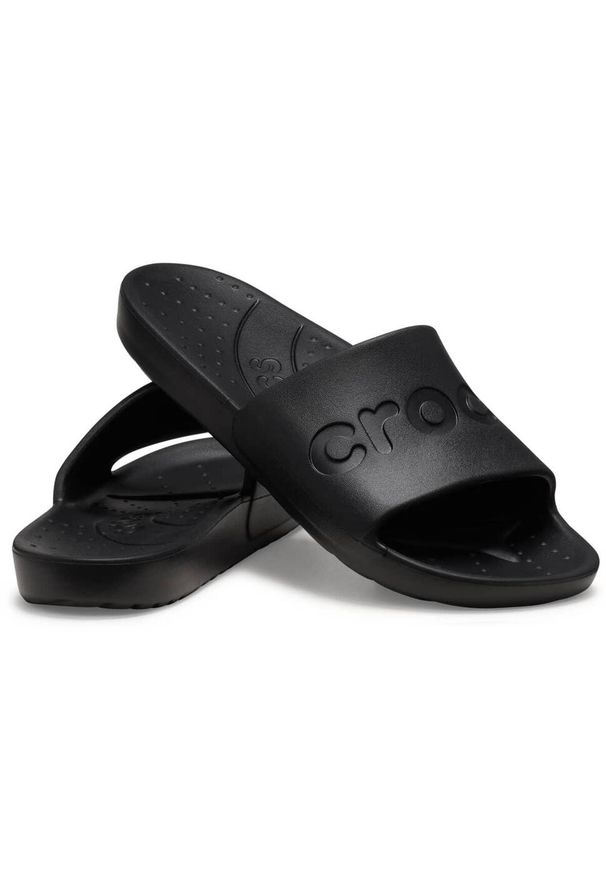 Klapki męskie na basen Crocs SLIDE. Kolor: czarny. Styl: sportowy
