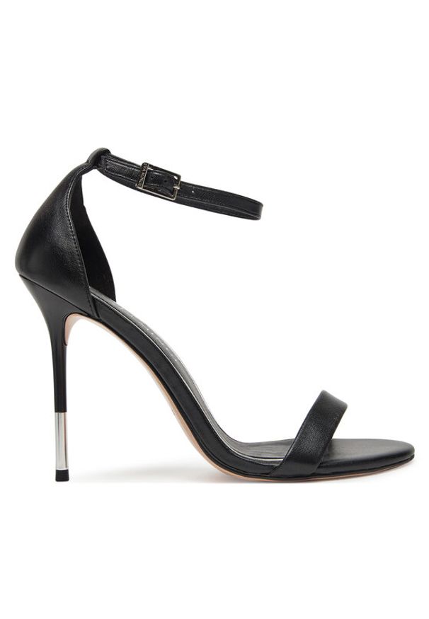 Eva Minge Sandały RHODODEN-LT934-32 Czarny. Kolor: czarny. Materiał: skóra