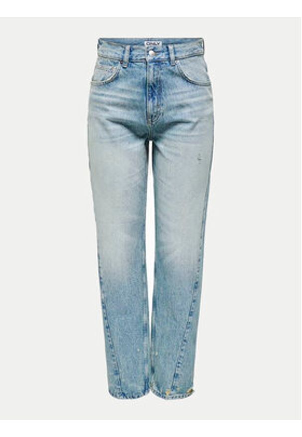 only - ONLY Jeansy Robyn 15333533 Niebieski Straight Fit. Kolor: niebieski
