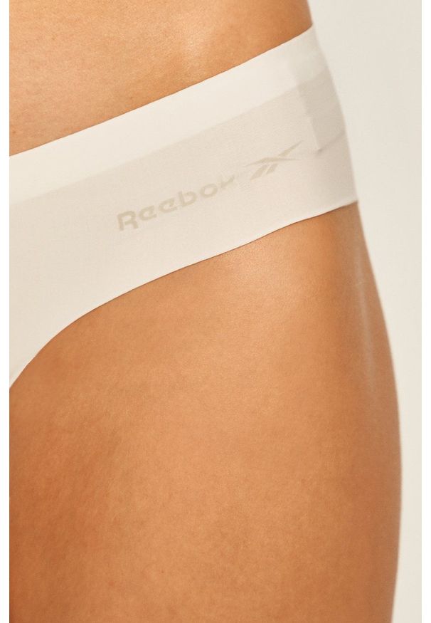 Reebok - Figi (3-pack). Kolor: czarny. Materiał: materiał. Wzór: nadruk