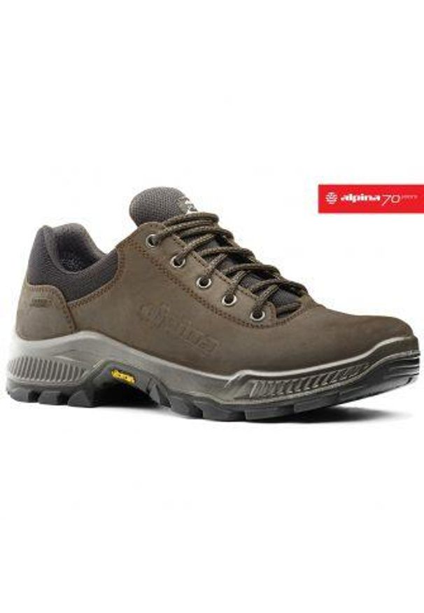 Buty Trekkingowe dla dorosłych Alpina Prima Low Vibram. Kolor: brązowy. Styl: sportowy. Sport: turystyka piesza