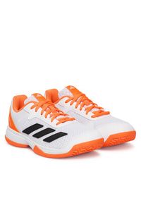 Adidas - adidas Buty do tenisa Courtflash JR4450 Biały. Kolor: biały. Materiał: materiał. Sport: tenis #4