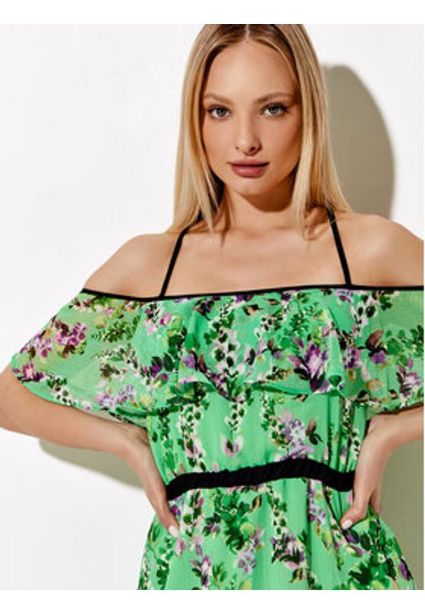 Rage Age Sukienka letnia Sofia Zielony Regular Fit. Kolor: zielony. Materiał: syntetyk. Sezon: lato