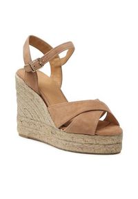 Castañer Espadryle Blaudell/8ed/007 021746-2008 Beżowy. Kolor: beżowy. Materiał: zamsz, skóra