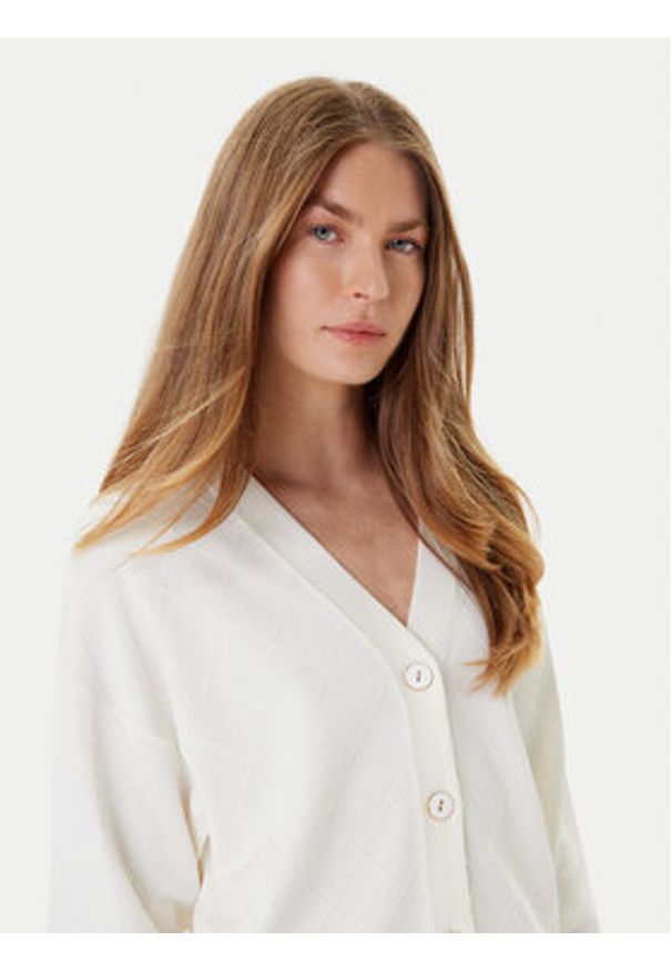 Marciano Guess Kardigan 5YGR13 5036Z Écru Regular Fit. Materiał: wiskoza