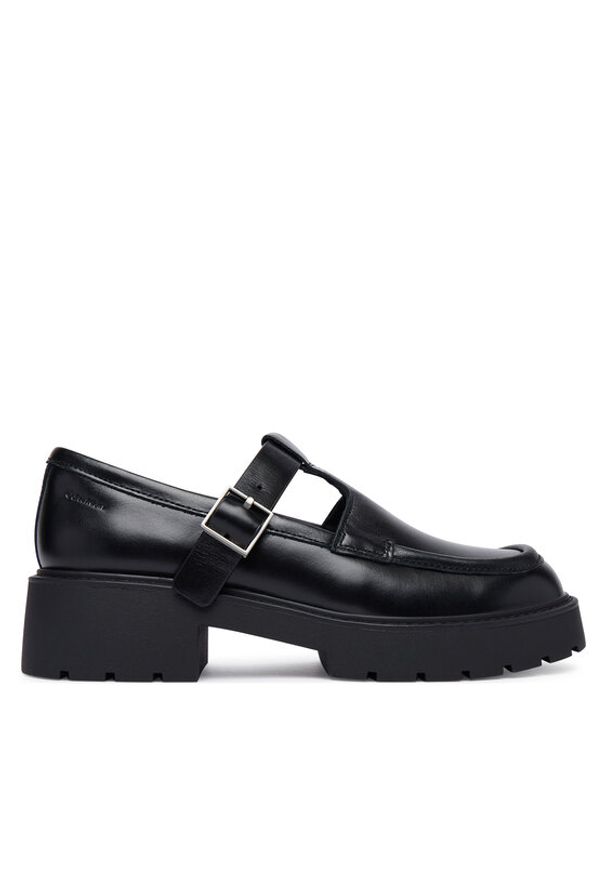 Calvin Klein Loafersy Chunky Loafer Tbar Pol Lth HW0HW03046 Czarny. Kolor: czarny. Materiał: skóra