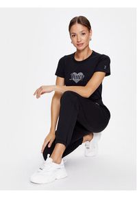 Juicy Couture T-Shirt Haylee JCMCT223256 Czarny Regular Fit. Kolor: czarny. Materiał: bawełna #5