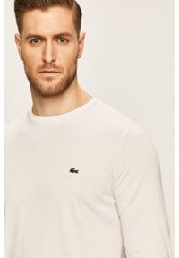 Lacoste - Longsleeve TH6712. TH6712.-001. Okazja: na co dzień. Kolor: biały. Materiał: dzianina. Długość rękawa: długi rękaw. Styl: casual #3