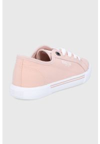Big-Star - Big Star Tenisówki damskie kolor różowy. Nosek buta: okrągły. Zapięcie: sznurówki. Kolor: różowy #3