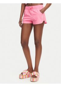 Roxy Szorty sportowe ERJBS03298 Różowy jasny Regular Fit. Kolor: różowy. Materiał: syntetyk #1