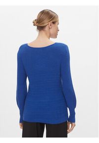 only - ONLY Sweter Atia 15230147 Niebieski Regular Fit. Kolor: niebieski. Materiał: wiskoza #2
