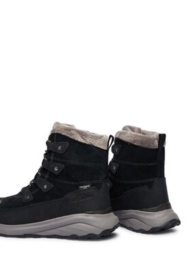 Jack Wolfskin Śniegowce Dromoventure Texapore 4059851 Czarny. Kolor: czarny. Materiał: skóra, zamsz