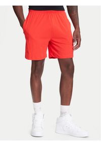 Kappa Szorty sportowe Logo Korpo Cabas 303HZE0 Czerwony Regular Fit. Kolor: czerwony. Materiał: bawełna. Styl: sportowy #1