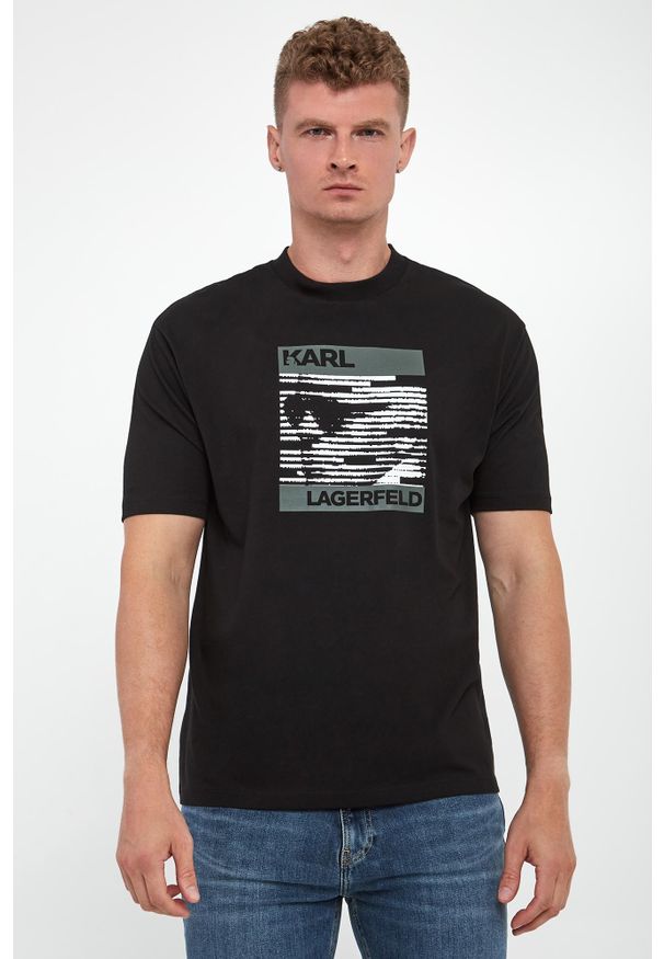 Karl Lagerfeld - T-shirt męski KARL LAGERFELD