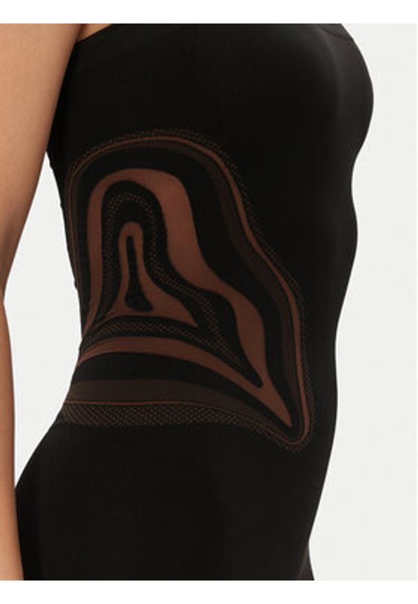 Wolford Kombinezon Venus 57177 Czarny Slim Fit. Kolor: czarny. Materiał: syntetyk