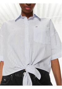 Tommy Jeans Koszula DW0DW17809 Błękitny Relaxed Fit. Kolor: niebieski. Materiał: bawełna #6