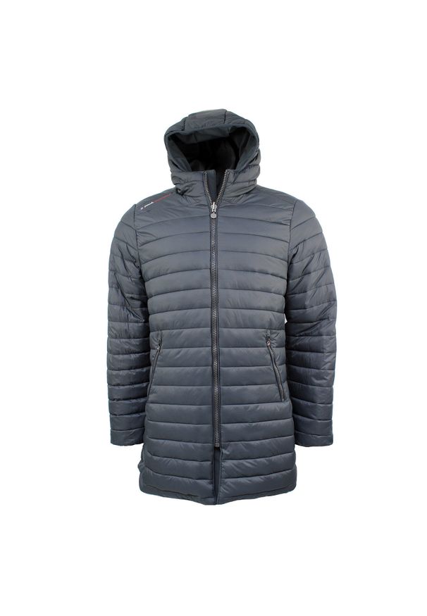 PEAK MOUNTAIN - Odwracalna parka Peak Mountain Cesario. Kolor: szary. Sezon: zima