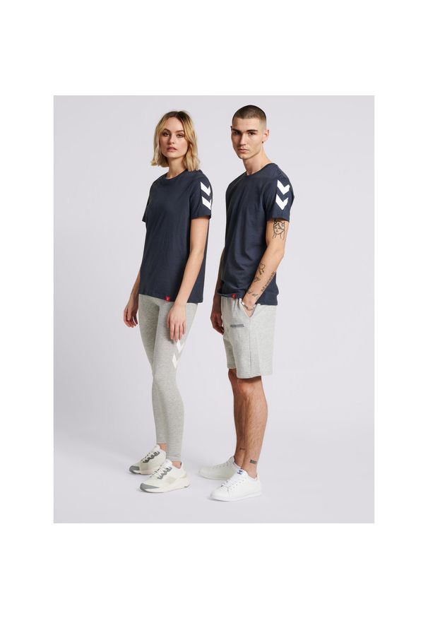 Koszulka Hummel hmlLEGACY chevron. Kolor: niebieski, zielony, wielokolorowy. Sport: fitness, piłka nożna