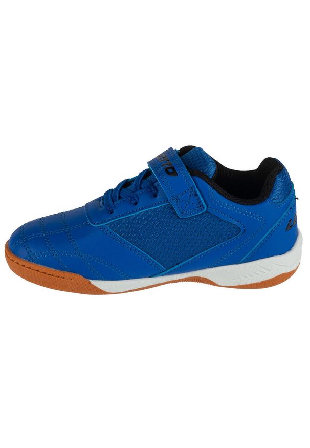 LOTTO - Buty dla dzieci Lotto Whizzer K. Kolor: czarny, niebieski, wielokolorowy. Materiał: guma, syntetyk, tkanina, materiał