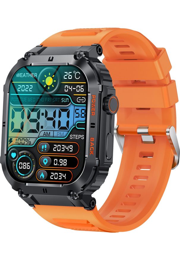 Smartwatch Denver Denver Smartwatch SWC-191O orange. Rodzaj zegarka: smartwatch
