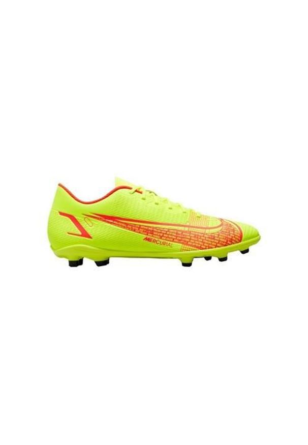 Buty piłkarskie męskie Nike Vapor 14 Club Fgmg. Zapięcie: sznurówki. Kolor: wielokolorowy, żółty. Materiał: materiał, syntetyk. Szerokość cholewki: normalna. Sport: piłka nożna