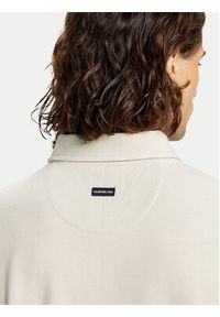 Quiksilver Polo Mw Pique Polo EQYKT04392 Beżowy Regular Fit. Typ kołnierza: polo. Kolor: beżowy. Materiał: bawełna #8
